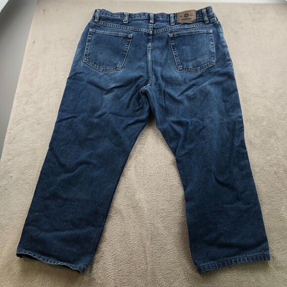 Wrangler Men Jeans Size 38x30 Classic Blue Denim Straight Leg Casual Medium Wash - Picture 15 of 15
